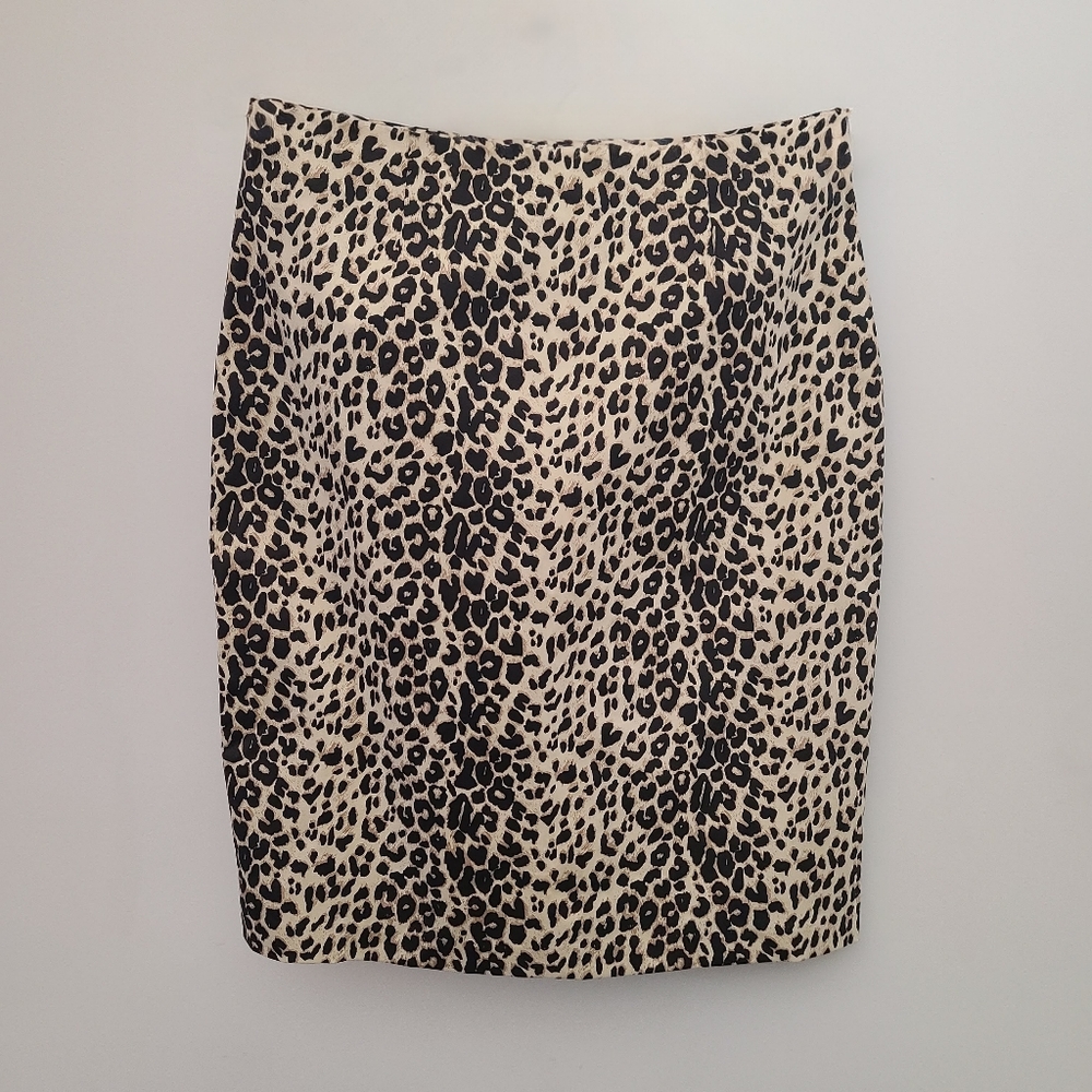Vintage Fredericks of Hollywood high waist leopard print skirt, M
